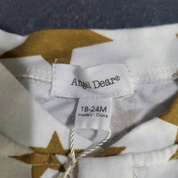 Angel Dear Baby Star Print Cotton Footless Romper Sleeper One Piece 18-24M - Picture 5 of 7